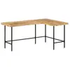 Vidaxl - Bureau 165x110x77 cm bois massif de manguier et fer