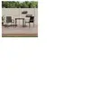 vidaXL Ensemble à manger de jardin 3 pcs noir textilène et acier