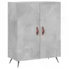 vidaXL Buffet gris béton 69,5x34x90 cm bois d'ingénierie