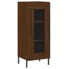 vidaXL Buffet Chêne marron 34,5x34x90 cm Bois d'ingénierie