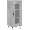 vidaXL Buffet Gris béton 34,5x34x90 cm Bois d'ingénierie