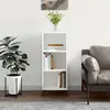 vidaXL Buffet blanc 34,5x32,5x90 cm bois d'ingénierie