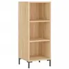 vidaXL Buffet chêne sonoma 34,5x32,5x90 cm bois d'ingénierie