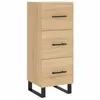 vidaXL Buffet Chêne sonoma 34,5x34x90 cm Bois d'ingénierie