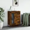 vidaXL Buffet chêne fumé 69,5x34x90 cm bois d'ingénierie