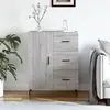 vidaXL Buffet sonoma gris 69,5x34x90 cm bois d'ingénierie