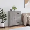 vidaXL Buffet sonoma gris 69,5x34x90 cm bois d'ingénierie
