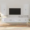 vidaXL Buffet Blanc brillant 69,5x34x90 cm Bois d'ingénierie