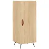 vidaXL Buffet Chêne sonoma 34,5x34x90 cm Bois d'ingénierie