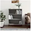 vidaXL Bibliothèque sonoma gris 69,5x32,5x90 cm bois d'ingénierie