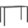 vidaXL Table à manger de jardin anthracite 110x54x70 cm acier