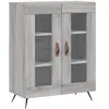 vidaXL Buffet sonoma gris 69,5x34x90 cm bois d'ingénierie