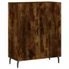 vidaXL Buffet chêne fumé 69,5x34x90 cm bois d'ingénierie