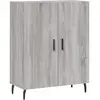vidaXL Buffet sonoma gris 69,5x34x90 cm bois d'ingénierie