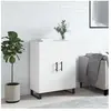 vidaXL Buffet blanc 69,5x34x90 cm bois d'ingénierie