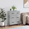 vidaXL Buffet gris béton 69,5x34x90 cm bois d'ingénierie