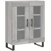 vidaXL Buffet sonoma gris 69,5x34x90 cm bois d'ingénierie