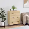 vidaXL Buffet chêne sonoma 69,5x34x90 cm bois d'ingénierie