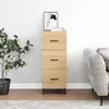 vidaXL Buffet Chêne sonoma 34,5x34x90 cm Bois d'ingénierie