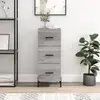 vidaXL Buffet Sonoma gris 34,5x34x90 cm Bois d'ingénierie