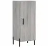 vidaXL Buffet Sonoma gris 34,5x34x90 cm Bois d'ingénierie