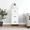 vidaXL Buffet blanc 34,5x34x90 cm bois d'ingénierie