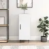 vidaXL Buffet blanc 34,5x34x90 cm bois d'ingénierie