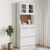 Non communiqué vidaXL Buffet ALTA blanc 77x35x188 cm bois massif de pin