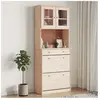 vidaXL Buffet ALTA 77x35x188 cm bois massif de pin