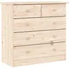 vidaXL Commode ALTA 77x35x73 cm bois massif de pin