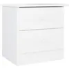 vidaXL Table de chevet ALTA blanc 41x35x41 cm bois de pin massif 353916