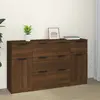 vidaXL Ensemble de bar jardin 3 pcs gris poly rotin/bois massif acacia