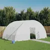 vidaXL Serre avec cadre en acier blanc 24 m² 6x4x2,85 m