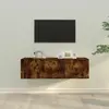 Ensemble de meubles TV 2 pcs Chêne fumé Bois d'ingénierie