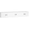 vidaXL Meubles TV muraux 3 pcs blanc 80x34,5x40 cm