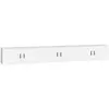 vidaXL Meubles TV muraux 3 pcs blanc 100x34,5x40 cm