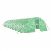 vidaXL Serre avec cadre en acier vert 90 m² 18x5x2,3 m