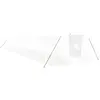 vidaXL Serre avec cadre en acier blanc 54 m² 18x3x2 m