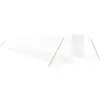 vidaXL Serre avec cadre en acier blanc 66 m² 22x3x2 m