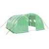 vidaXL Serre avec cadre en acier vert 16 m² 4x4x2 m