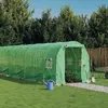 vidaXL Serre avec cadre en acier vert 48 m² 24x2x2 m