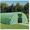 vidaXL Serre avec cadre en acier vert 80 m² 20x4x2 m