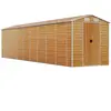vidaXL Abri de jardin marron clair 191x810x198 cm acier galvanisé