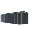 vidaXL Abri de jardin anthracite 191x810x198 cm acier galvanisé