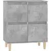 vidaXL Buffet Gris béton 60x35x70 cm Bois d'ingénierie