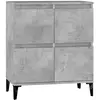 vidaXL Buffet Gris béton 60x35x70 cm Bois d'ingénierie