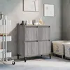 vidaXL Buffet Sonoma gris 60x35x70 cm Bois d'ingénierie