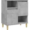 vidaXL Buffet Gris béton 60x35x70 cm Bois d'ingénierie