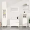 vidaXL Armoire de salle de bain blanc 65x33x60 cm bois d'ingénierie