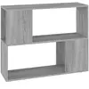 vidaXL Vidaxl Bibliothèque/Séparateur De Pièce Sonoma Gris 80x24x63 Cm